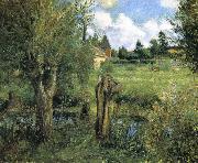 Camille Pissarro the riparian Sweden oil painting artist